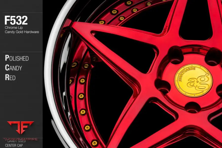 AVANT GARDE AG F532 - POLISHED CANDY RED