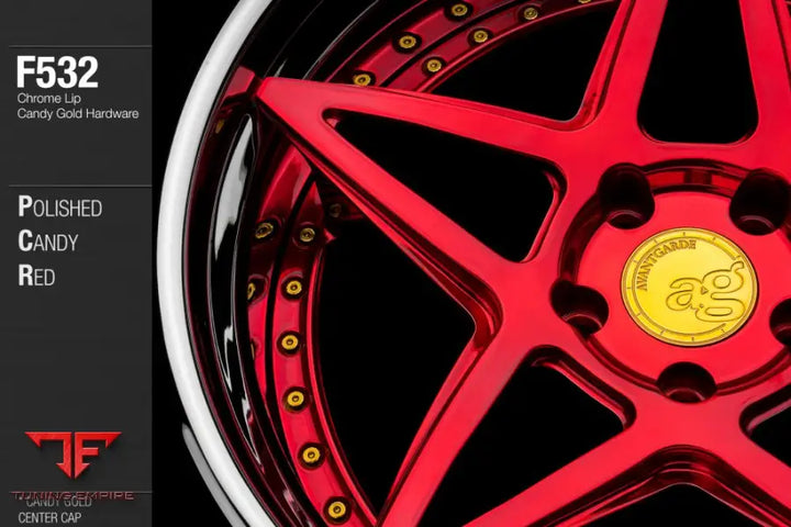 AVANT GARDE AG F532 - POLISHED CANDY RED