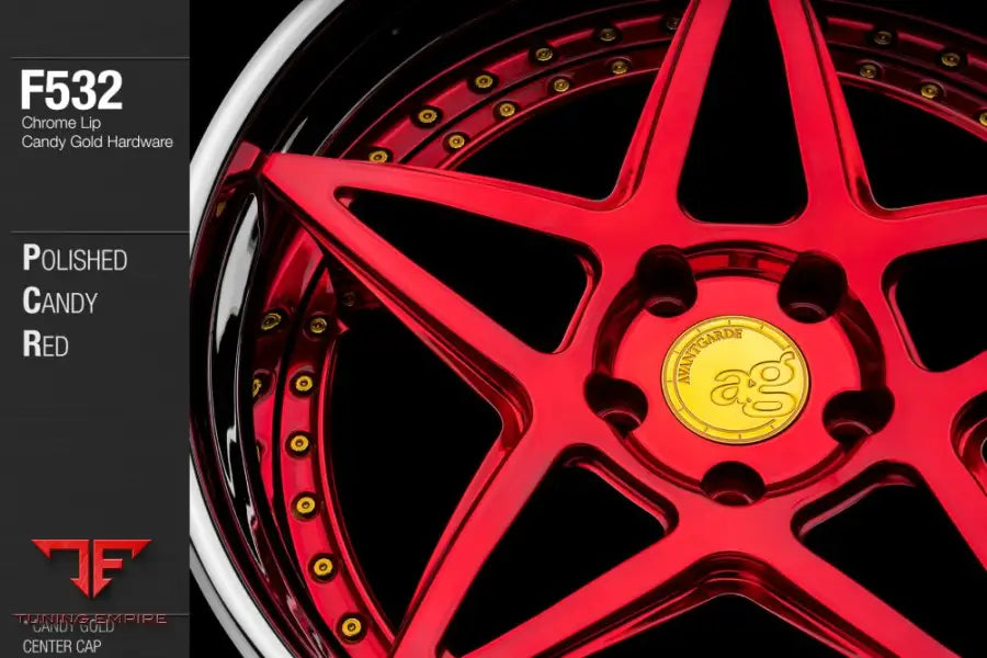 AVANT GARDE AG F532 - POLISHED CANDY RED