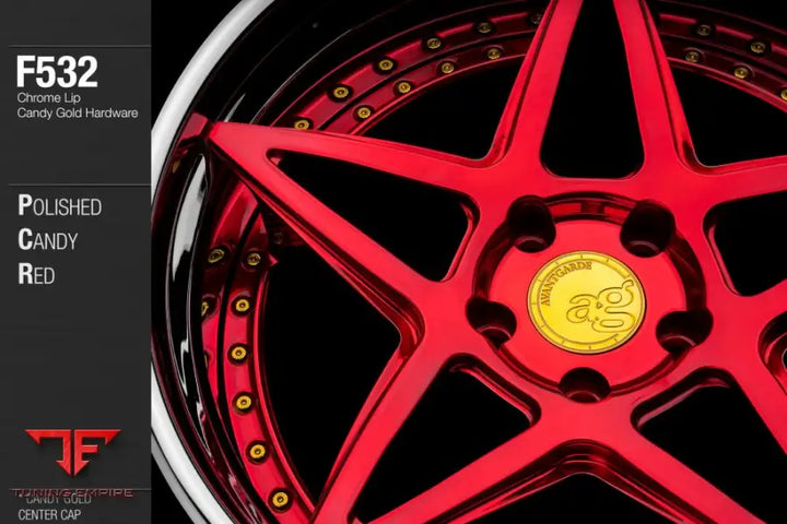 AVANT GARDE AG F532 - POLISHED CANDY RED
