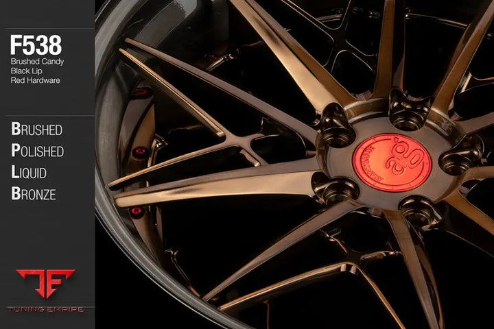 AVANT GARDE AG F538 - BRUSHED POLISHED LIQUID BRONZE