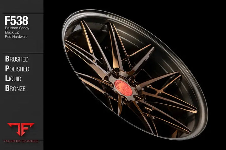 AVANT GARDE AG F538 - BRUSHED POLISHED LIQUID BRONZE