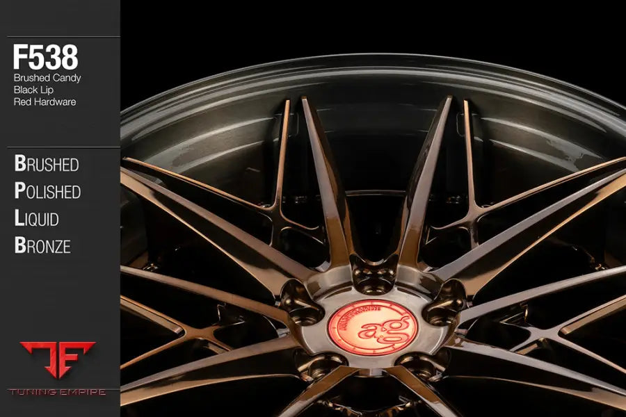 AVANT GARDE AG F538 - BRUSHED POLISHED LIQUID BRONZE