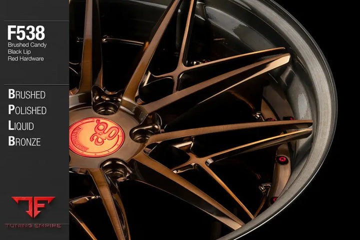 AVANT GARDE AG F538 - BRUSHED POLISHED LIQUID BRONZE