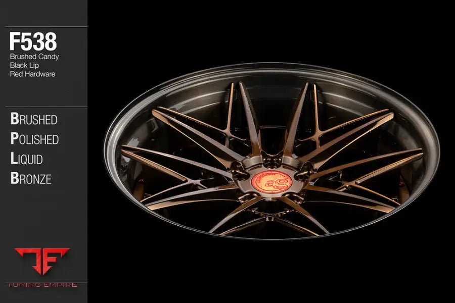 AVANT GARDE AG F538 - BRUSHED POLISHED LIQUID BRONZE