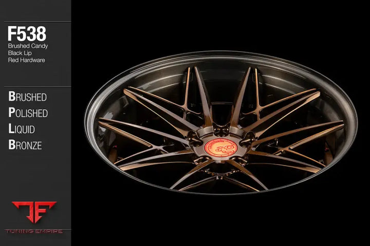 AVANT GARDE AG F538 - BRUSHED POLISHED LIQUID BRONZE