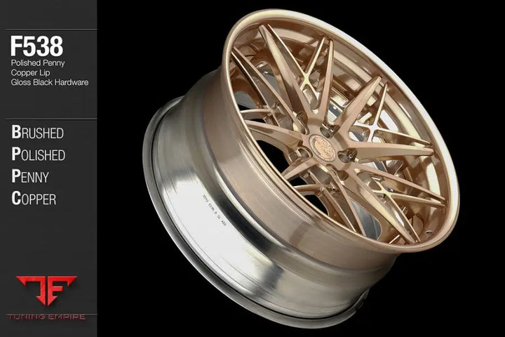 AVANT GARDE AG F538 - BRUSHED POLISHED PENNY COPPER