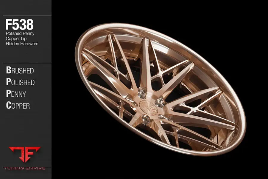 AVANT GARDE AG F538 - BRUSHED POLISHED PENNY COPPER