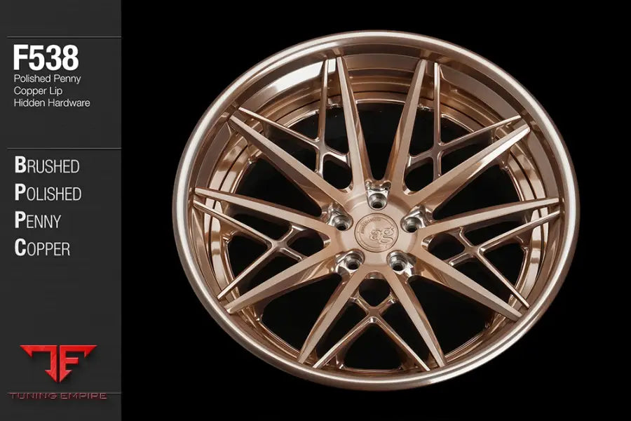AVANT GARDE AG F538 - BRUSHED POLISHED PENNY COPPER