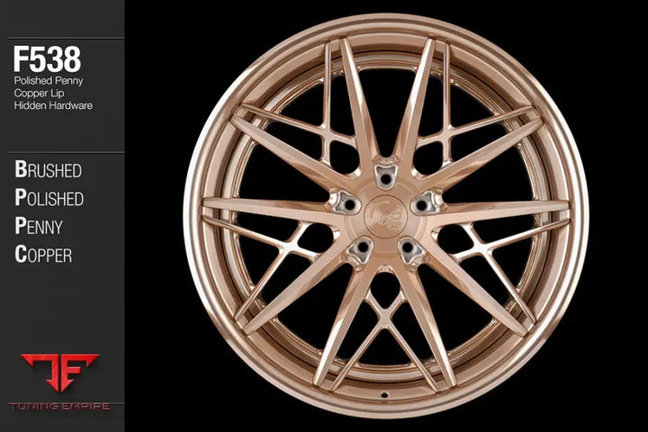 AVANT GARDE AG F538 - BRUSHED POLISHED PENNY COPPER