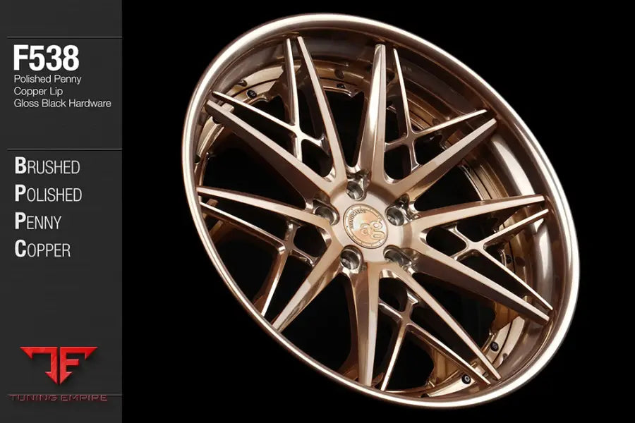 AVANT GARDE AG F538 - BRUSHED POLISHED PENNY COPPER