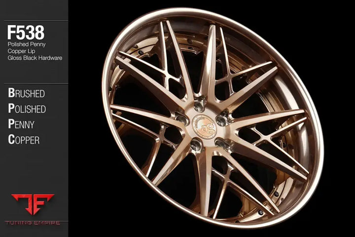 AVANT GARDE AG F538 - BRUSHED POLISHED PENNY COPPER