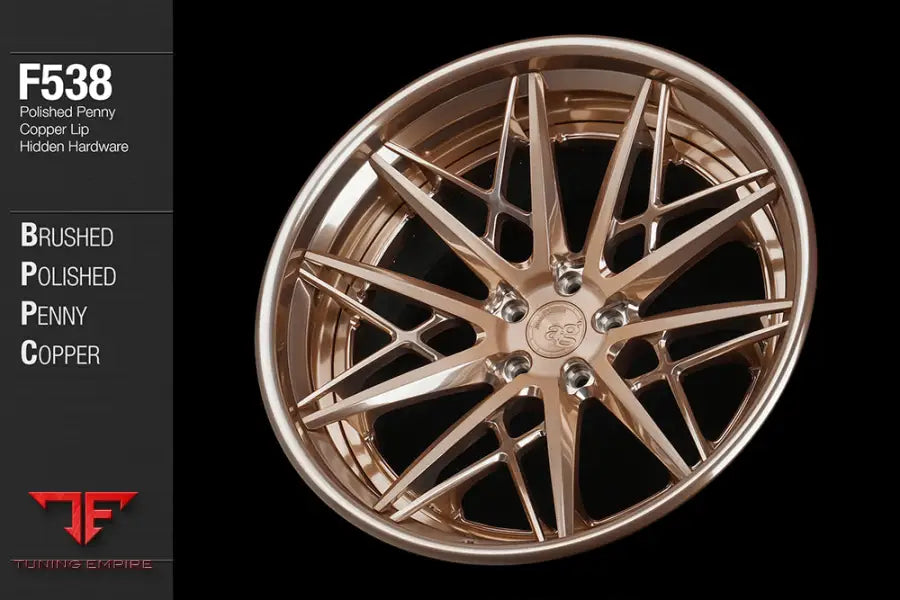 AVANT GARDE AG F538 - BRUSHED POLISHED PENNY COPPER