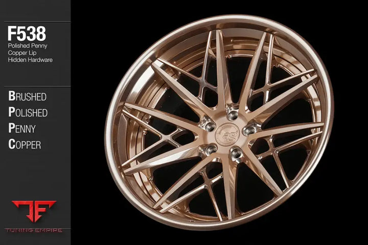 AVANT GARDE AG F538 - BRUSHED POLISHED PENNY COPPER