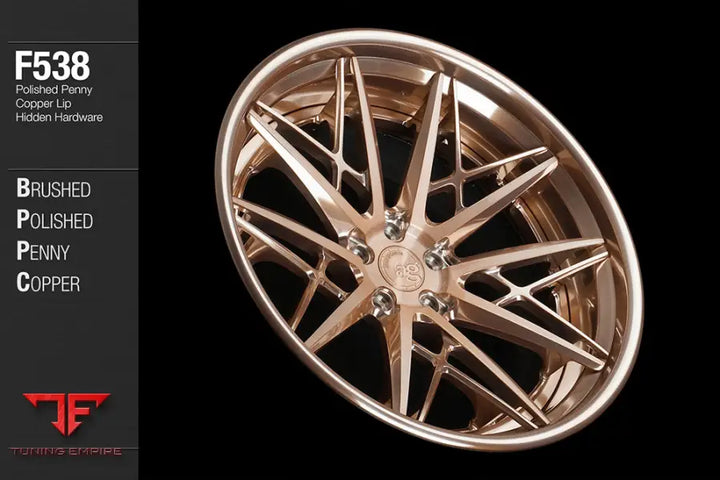 AVANT GARDE AG F538 - BRUSHED POLISHED PENNY COPPER