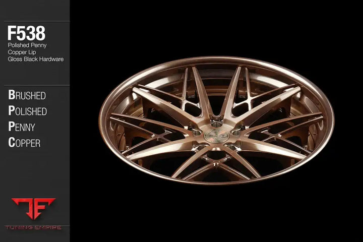 AVANT GARDE AG F538 - BRUSHED POLISHED PENNY COPPER