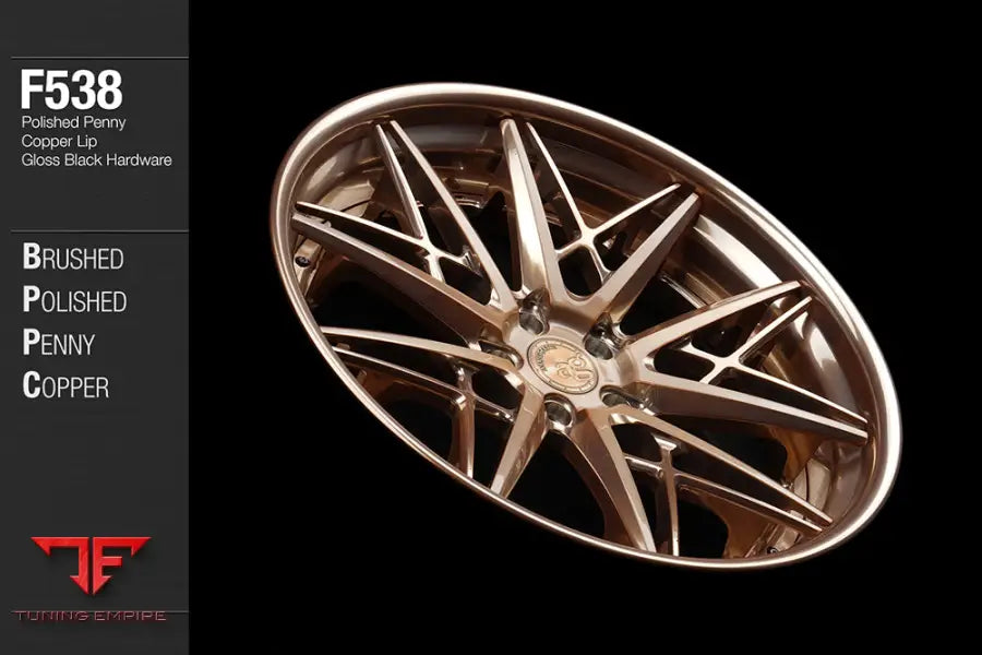 AVANT GARDE AG F538 - BRUSHED POLISHED PENNY COPPER