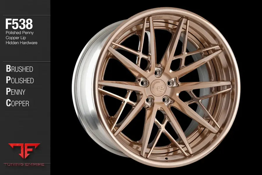 AVANT GARDE AG F538 - BRUSHED POLISHED PENNY COPPER