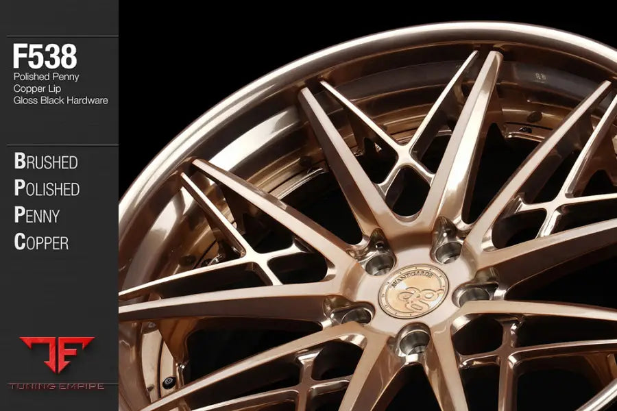 AVANT GARDE AG F538 - BRUSHED POLISHED PENNY COPPER
