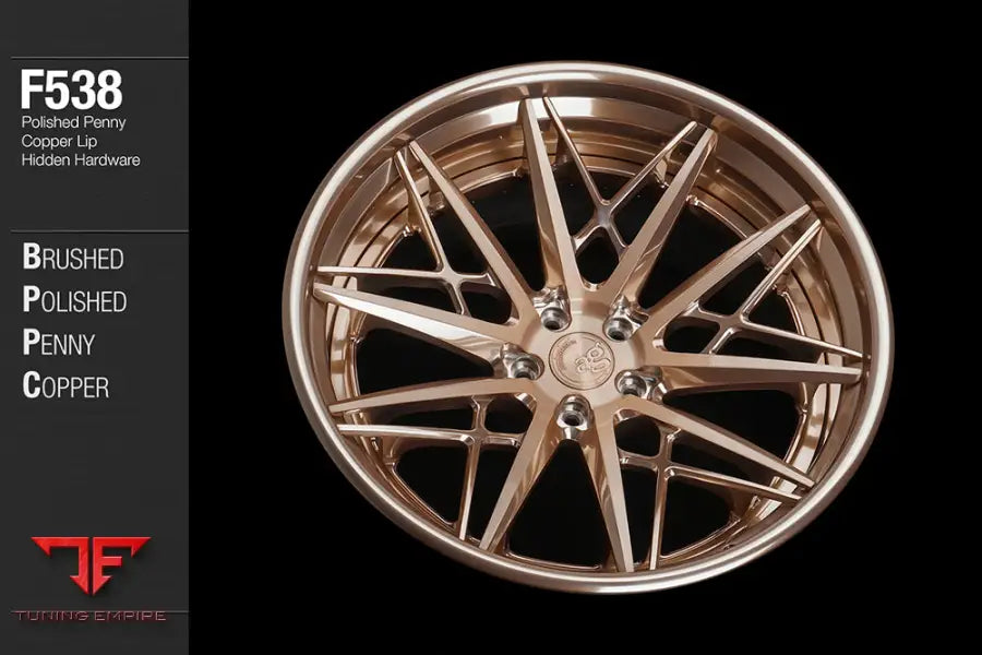 AVANT GARDE AG F538 - BRUSHED POLISHED PENNY COPPER