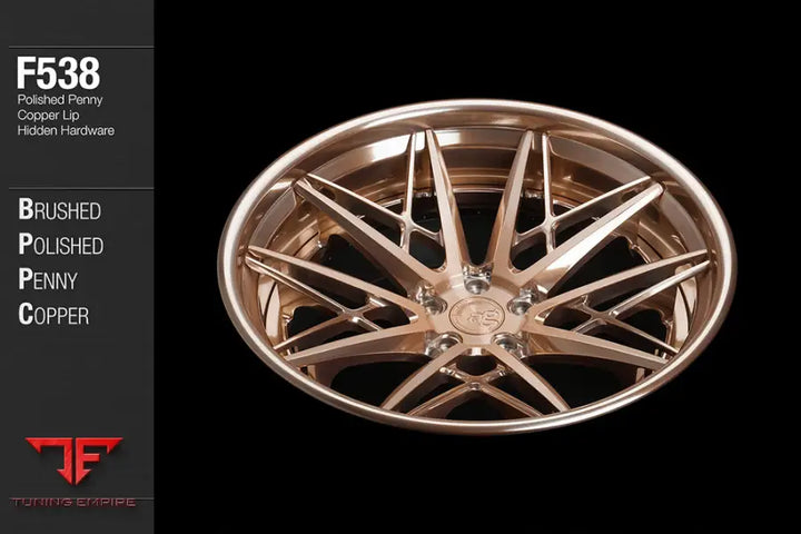 AVANT GARDE AG F538 - BRUSHED POLISHED PENNY COPPER