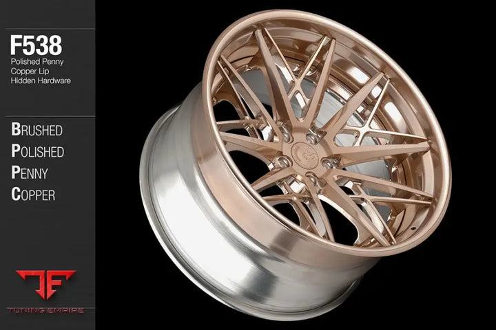 AVANT GARDE AG F538 - BRUSHED POLISHED PENNY COPPER