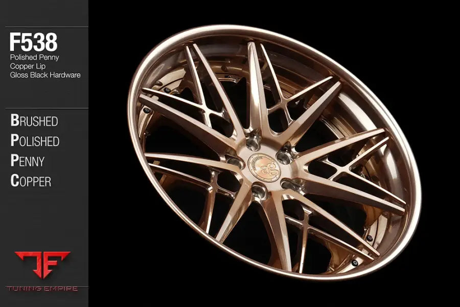 AVANT GARDE AG F538 - BRUSHED POLISHED PENNY COPPER