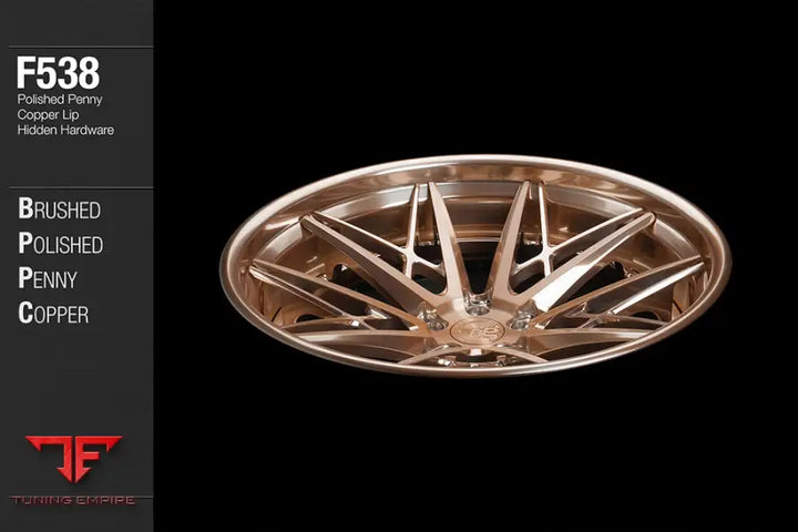 AVANT GARDE AG F538 - BRUSHED POLISHED PENNY COPPER