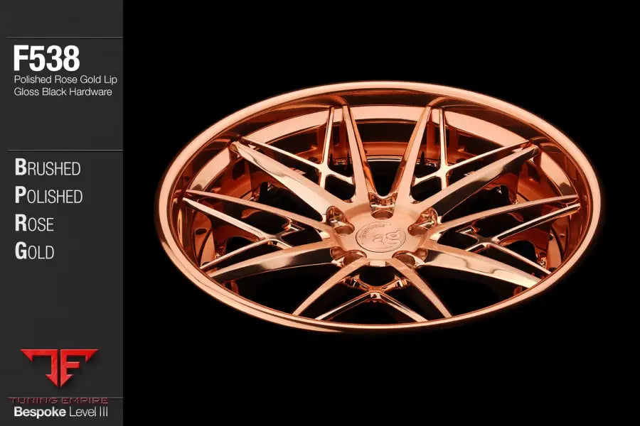 AVANT GARDE AG F538 - BRUSHED POLISHED ROSE GOLD