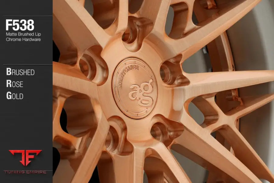 AVANT GARDE AG F538 - BRUSHED ROSE GOLD