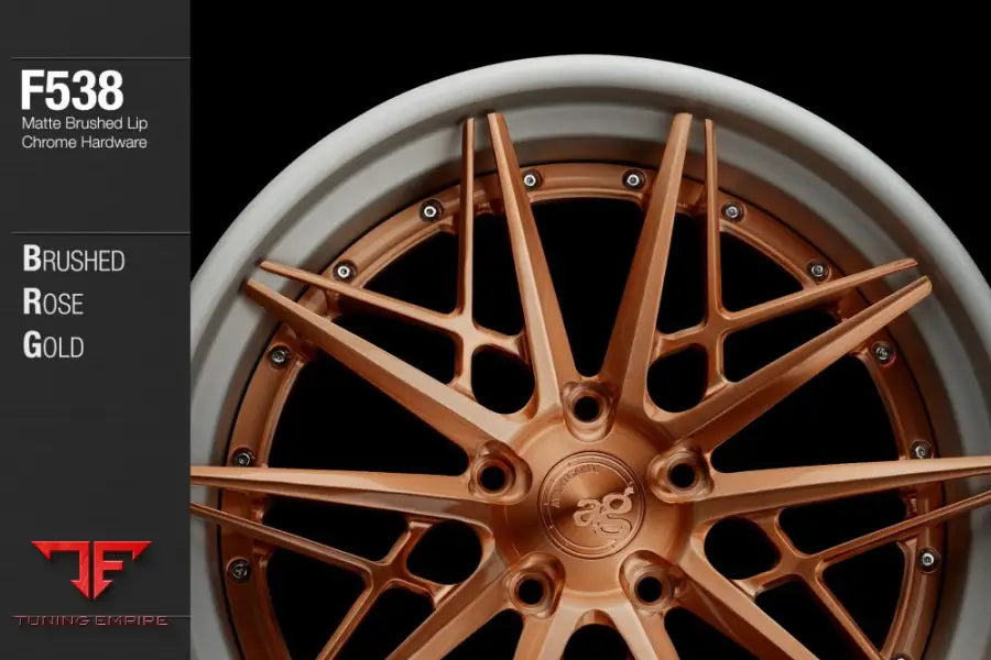 AVANT GARDE AG F538 - BRUSHED ROSE GOLD