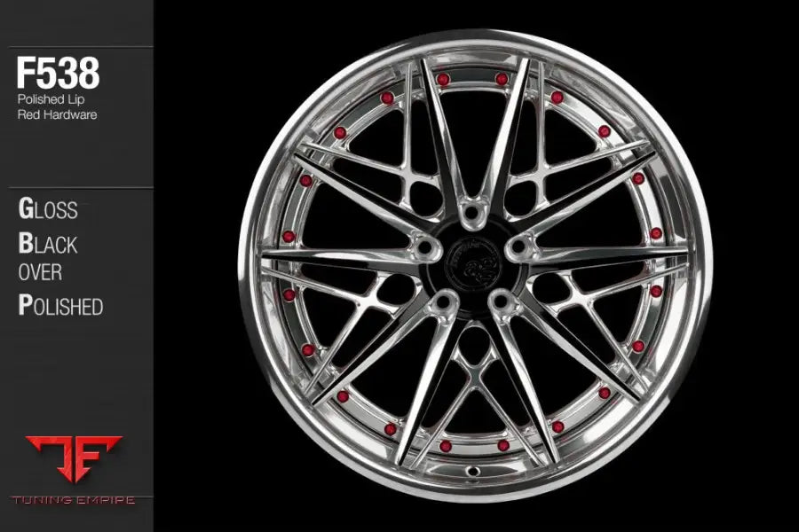 AVANT GARDE AG F538 - GLOSS BLACK OVER POLISHED