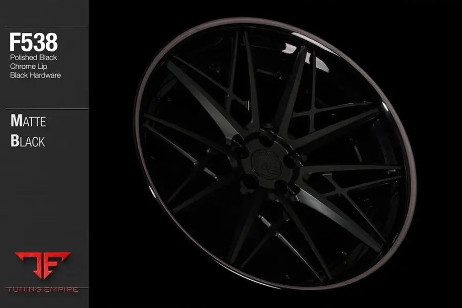 AVANT GARDE AG F538 - MATTE BLACK