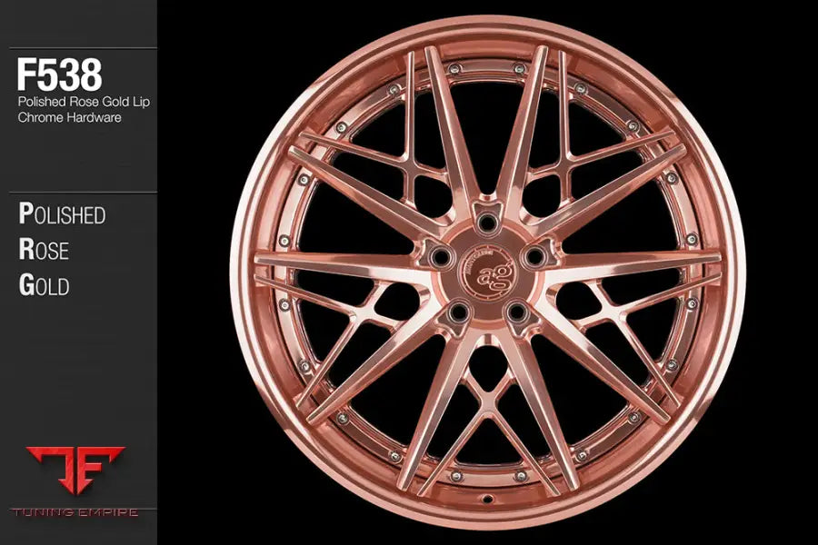 AVANT GARDE AG F538 - POLISHED ROSE GOLD