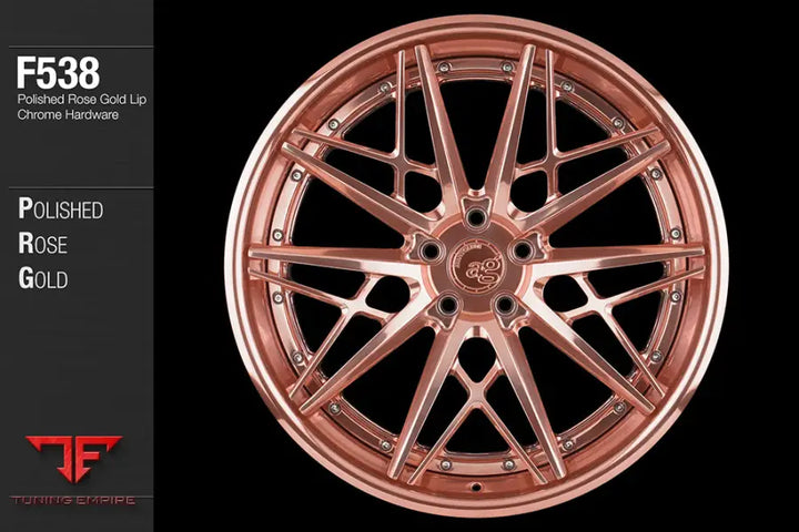 AVANT GARDE AG F538 - POLISHED ROSE GOLD