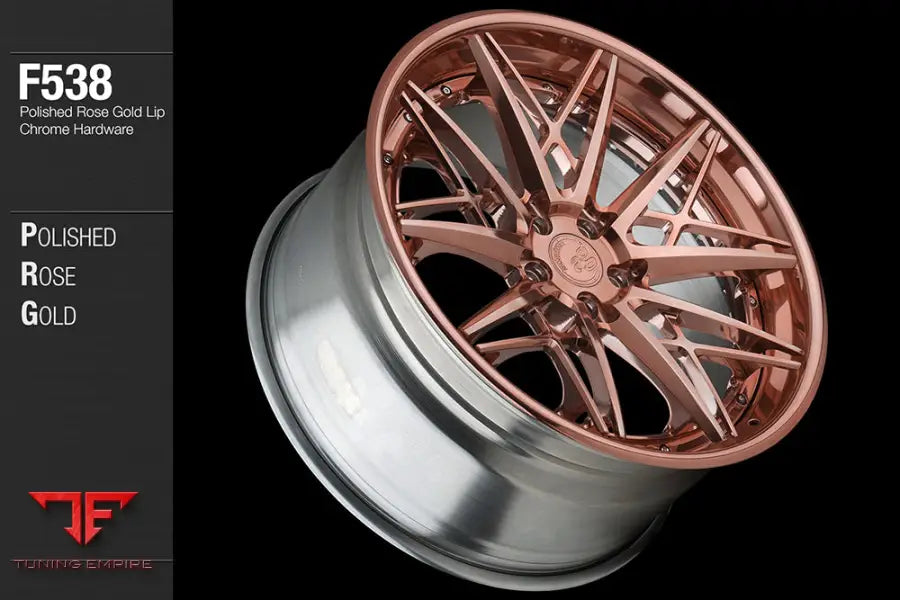 AVANT GARDE AG F538 - POLISHED ROSE GOLD