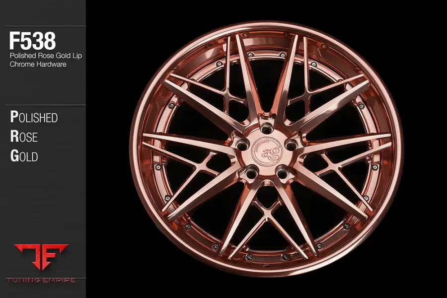 AVANT GARDE AG F538 - POLISHED ROSE GOLD