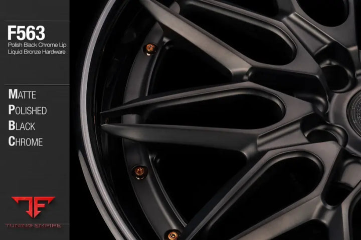 AVANT GARDE AG F563 - MATTE POLISHED BLACK CHROME