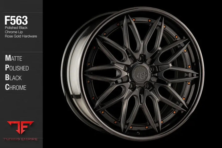 AVANT GARDE AG F563 - MATTE POLISHED BLACK CHROME