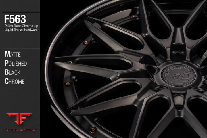 AVANT GARDE AG F563 - MATTE POLISHED BLACK CHROME