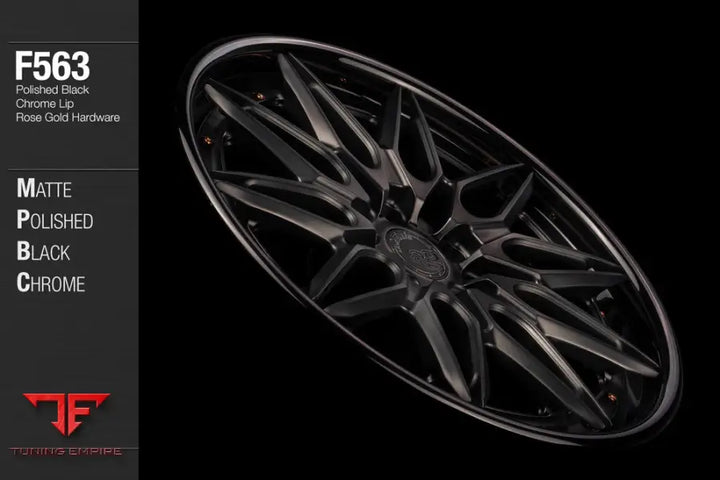 AVANT GARDE AG F563 - MATTE POLISHED BLACK CHROME