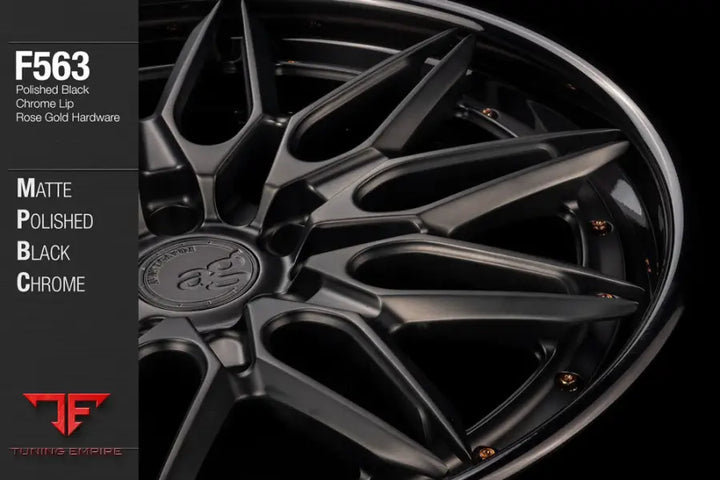 AVANT GARDE AG F563 - MATTE POLISHED BLACK CHROME