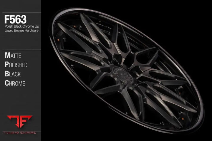 AVANT GARDE AG F563 - MATTE POLISHED BLACK CHROME