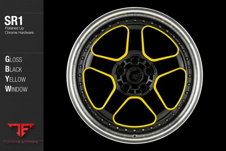 AVANT GARDE AG SR1 - GLOSS BLACK YELLOW WINDOW