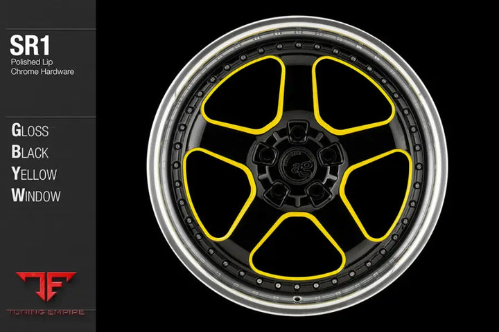 AVANT GARDE AG SR1 - GLOSS BLACK YELLOW WINDOW