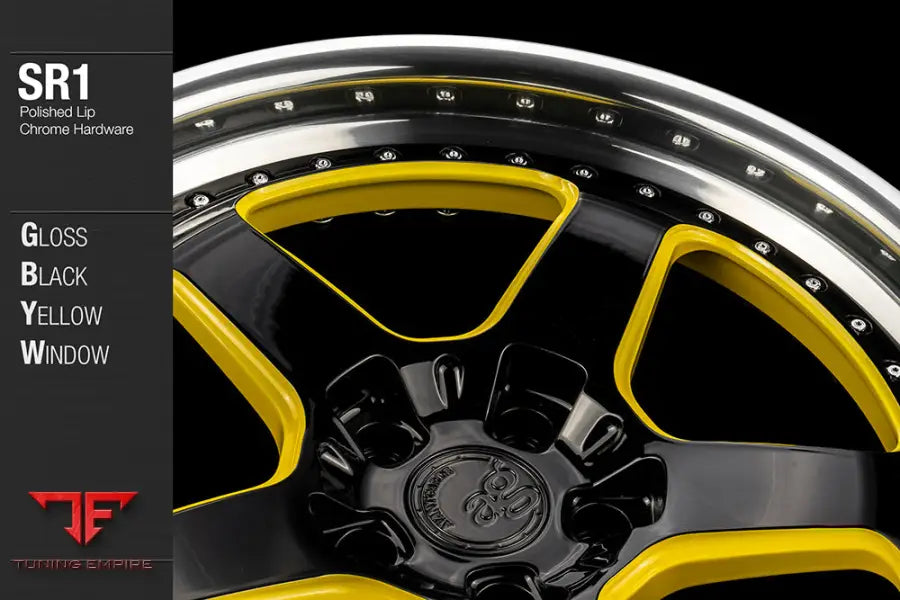 AVANT GARDE AG SR1 - GLOSS BLACK YELLOW WINDOW