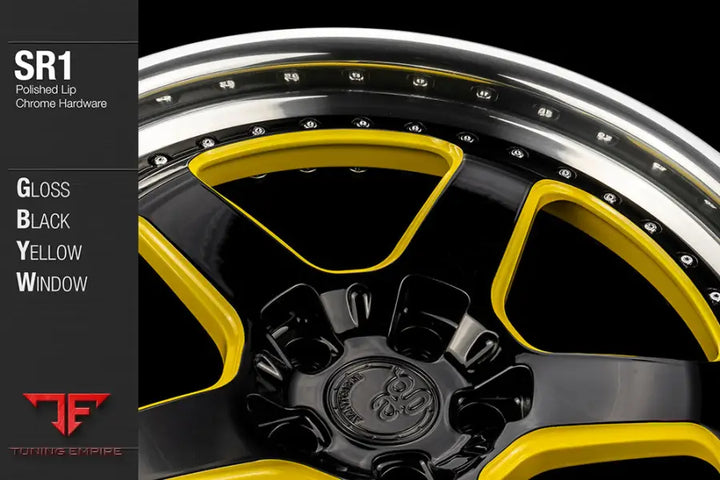 AVANT GARDE AG SR1 - GLOSS BLACK YELLOW WINDOW