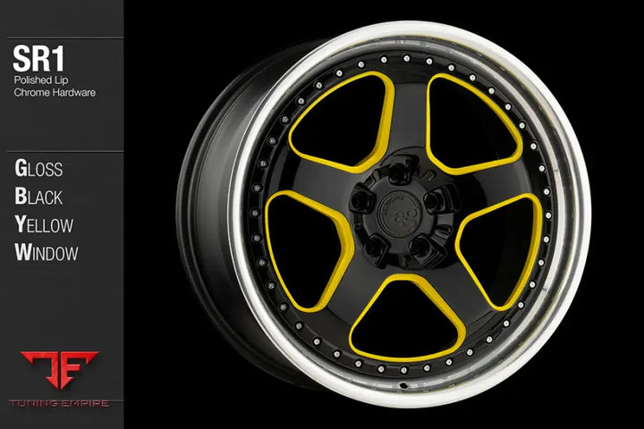 AVANT GARDE AG SR1 - GLOSS BLACK YELLOW WINDOW