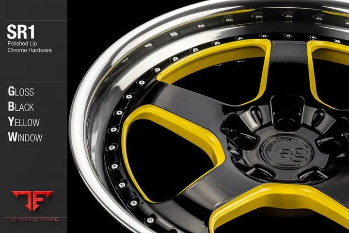 AVANT GARDE AG SR1 - GLOSS BLACK YELLOW WINDOW