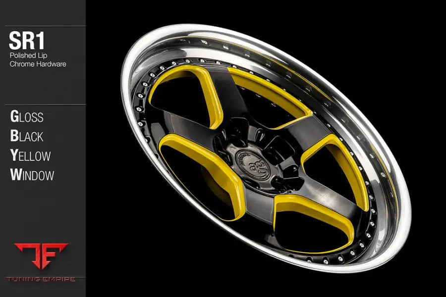 AVANT GARDE AG SR1 - GLOSS BLACK YELLOW WINDOW
